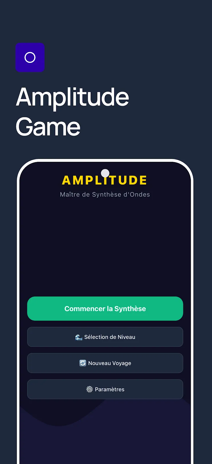 Amplitude, in-game screen 1