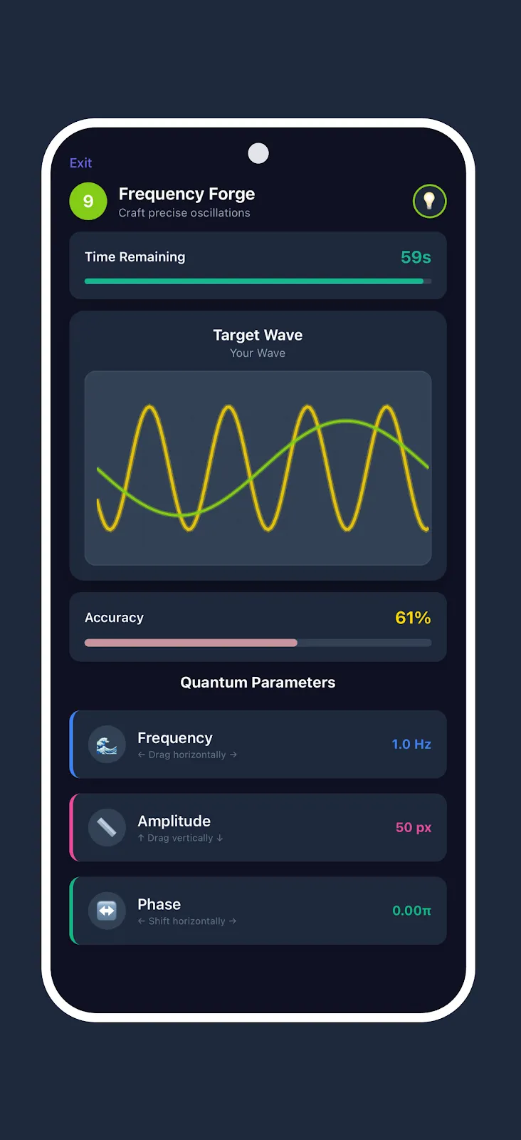 Amplitude, in-game screen 2