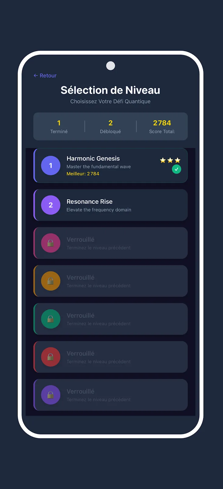 Amplitude, in-game screen 3